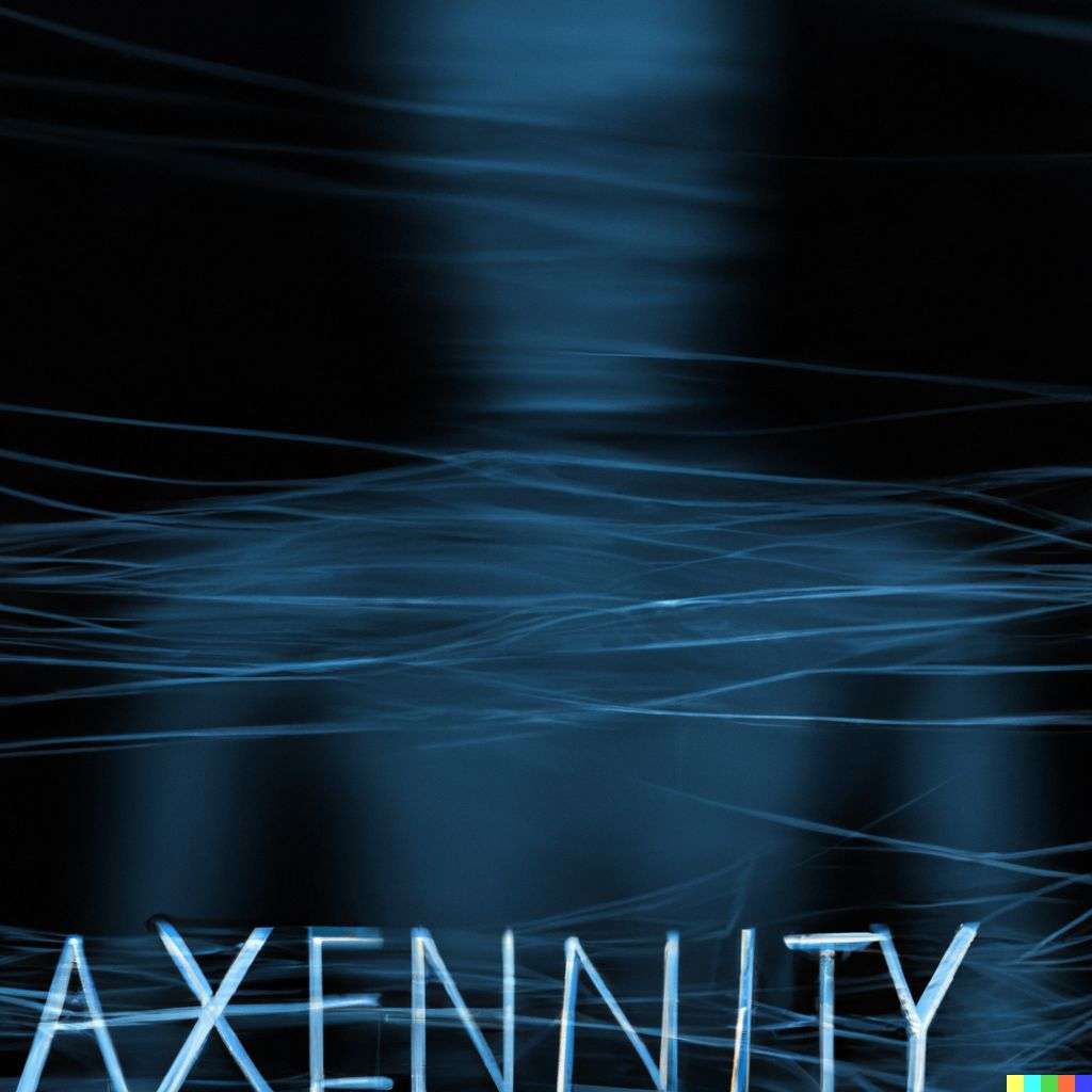 a representation of anxiety, a hologram projection